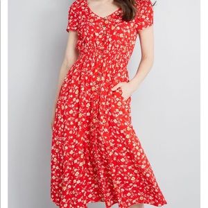 Inspired Anytime midi dress ModCloth